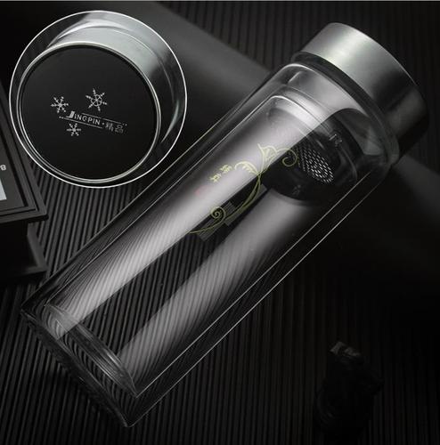 新之源双层玻璃杯办公车载杯耐高温随手杯可来厂定制贴牌